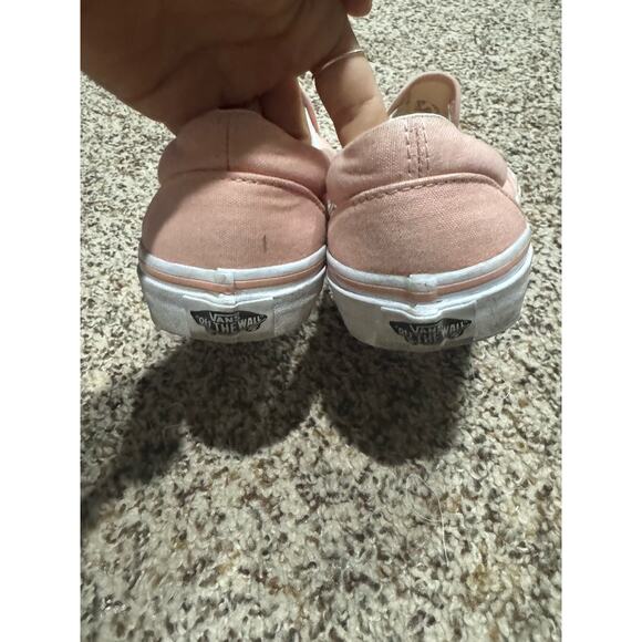 Vans Peach Pink Slip Ons - Picture 4 of 6